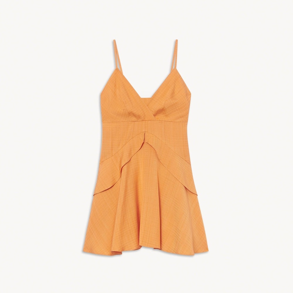 Sandro Gisele Mini Dress in orange